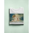 thumbnail image 3 of Pastell Beloved Sweatshirt Womens -Charlotte Bird Designs, Female Casual Fit, 3 of 4