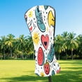 thumbnail image 2 of Golf Head Covers Cool Pattern for Driver, Wood & Hybrid, Premium Waterproof PU Leather with Plush Lining, Stylish Golf Gifts, 2 of 10
