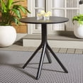 thumbnail image 2 of Safavieh Core Outdoor Aluminum/Plastic Wicker Round Bistro Table, Black, 2 of 10