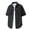 Black, variant on Mens Cargo Shirts Button Down Short Sleeve Collared Shirts Work Office Casual Regular Fit Shirts with Pockets
