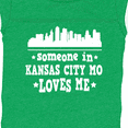 thumbnail image 4 of Inktastic Kansas City Missouri Loves Me Skyline Boys or Girls Baby Bodysuit, 4 of 5