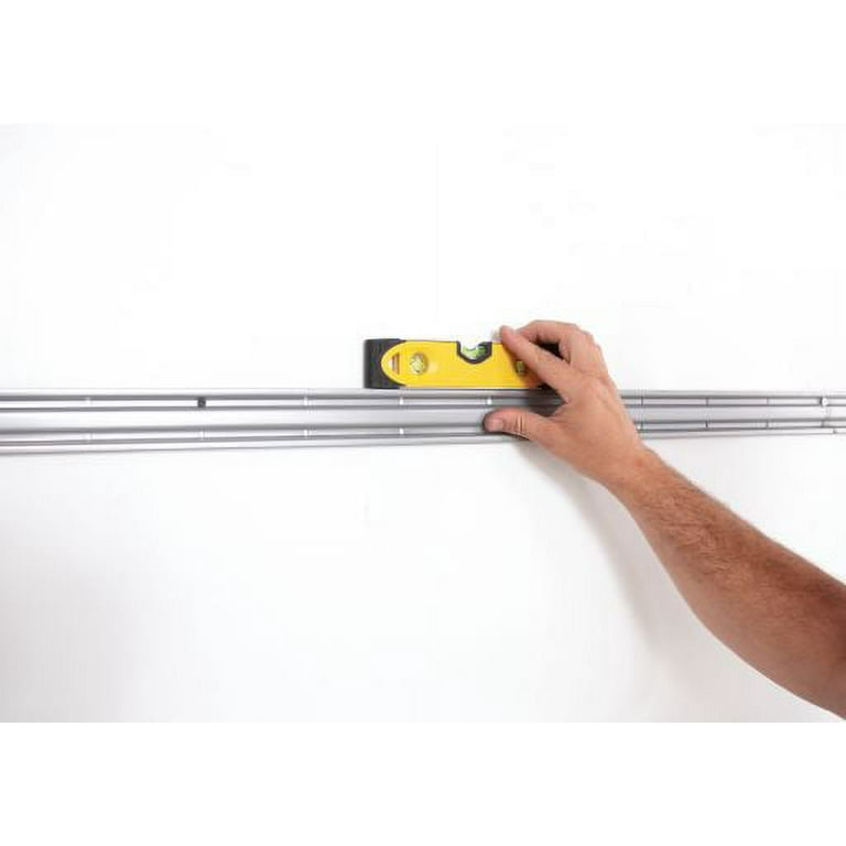 Rubbermaid Fast Track 48 Inch Wall Mounted Storage Rail & Multi Hooks (6  Pack), 1 Piece - Fry's Food Stores