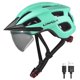 thumbnail image 2 of Casco de Bicícleta Con Parabrisas y Visor Sun Visor Recargable Casco de Bicicleta Ajustable de Luz Ajustable Para Seguridad y Protección, 2 of 7