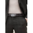 thumbnail image 2 of Cinturón CHAOREN de piel burdeos para hombre, vestido casual, vaqueros, 2 of 7