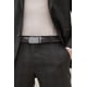 thumbnail image 2 of Cinturón CHAOREN de piel burdeos para hombre, vestido casual, vaqueros, 2 of 7