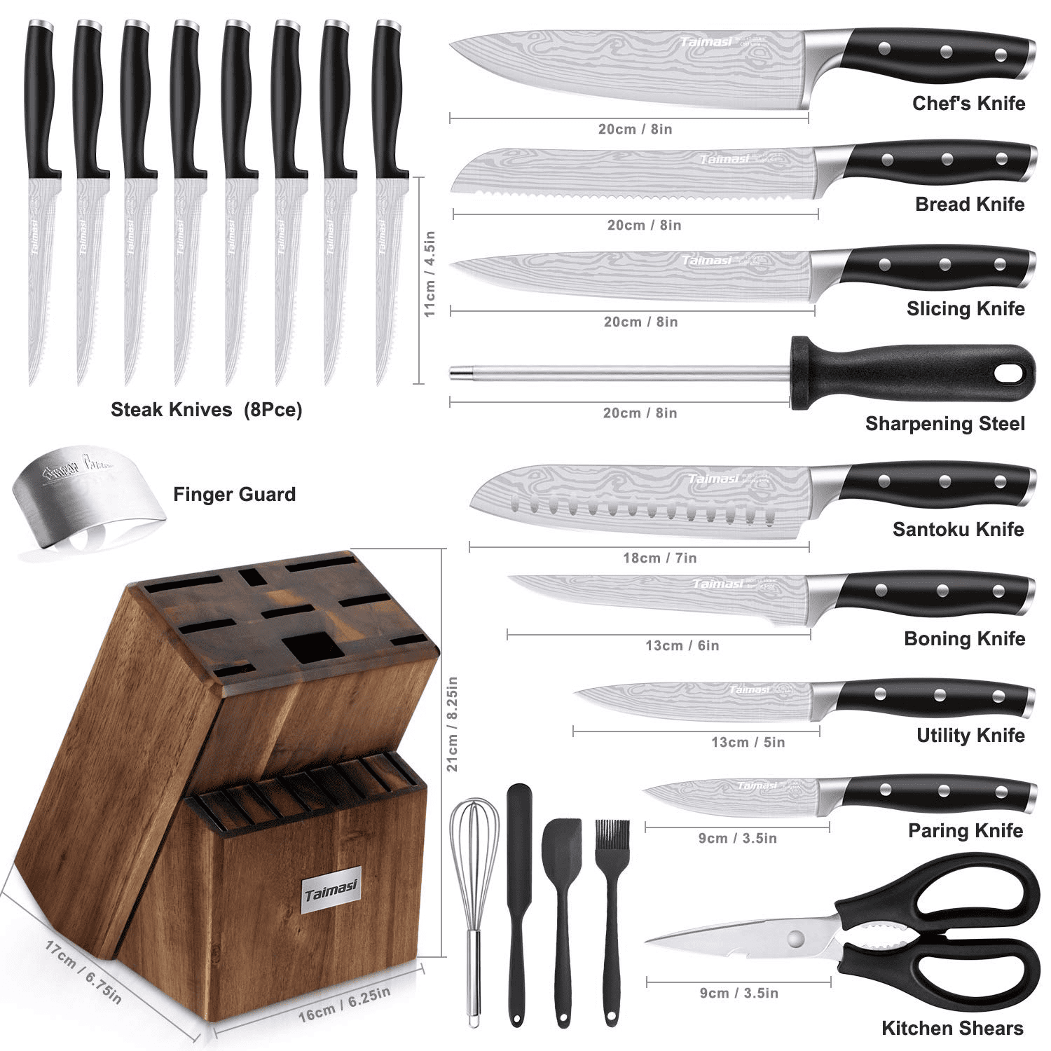 3 Pcs Professional Kitchen Knife Set – asetyhome
