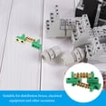 thumbnail image 2 of YSNOOWE 2Pcs Ground Bus Bar Kit 4 Terminal Positions Copper Ground Bar for Industrial Electrical Use, 2 of 8