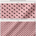 thumbnail image 2 of Soimoi Pink Cotton Cambric Fabric Fish & Cat Animal Printed Fabric 1 Yard 42 Inch Wide, 2 of 7