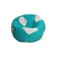 thumbnail image 2 of Puff balón de Soccer Kids LUNICS Azul Turquesa/Blanco, 2 of 4