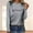 Gray, variant on Fznquz Womens Tops Casual Long Sleeve Black Cotton Tees Graphic Crewneck Tshirts for Women