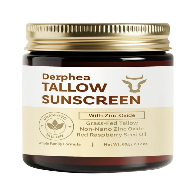 Protector solar DERPHEA Natural Beef Sebo SPF 50 para pieles sensibles