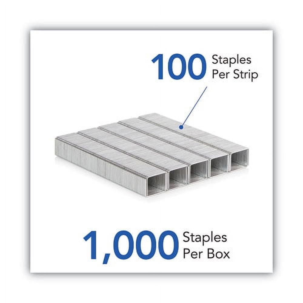 "S.f. 13 Heavy-Duty Staples, 0.38"" Leg, 0.5"" Crown, Steel, 1,000/box | Bundle of 2 Boxes"