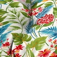 thumbnail image 4 of Jordan Manufacturing 3-Piece Carena Multi White Floral Tufted Outdoor Cushion Set with 1 Wicker Bench Cushion and 2 Wicker Seat Cushions, 4 of 9