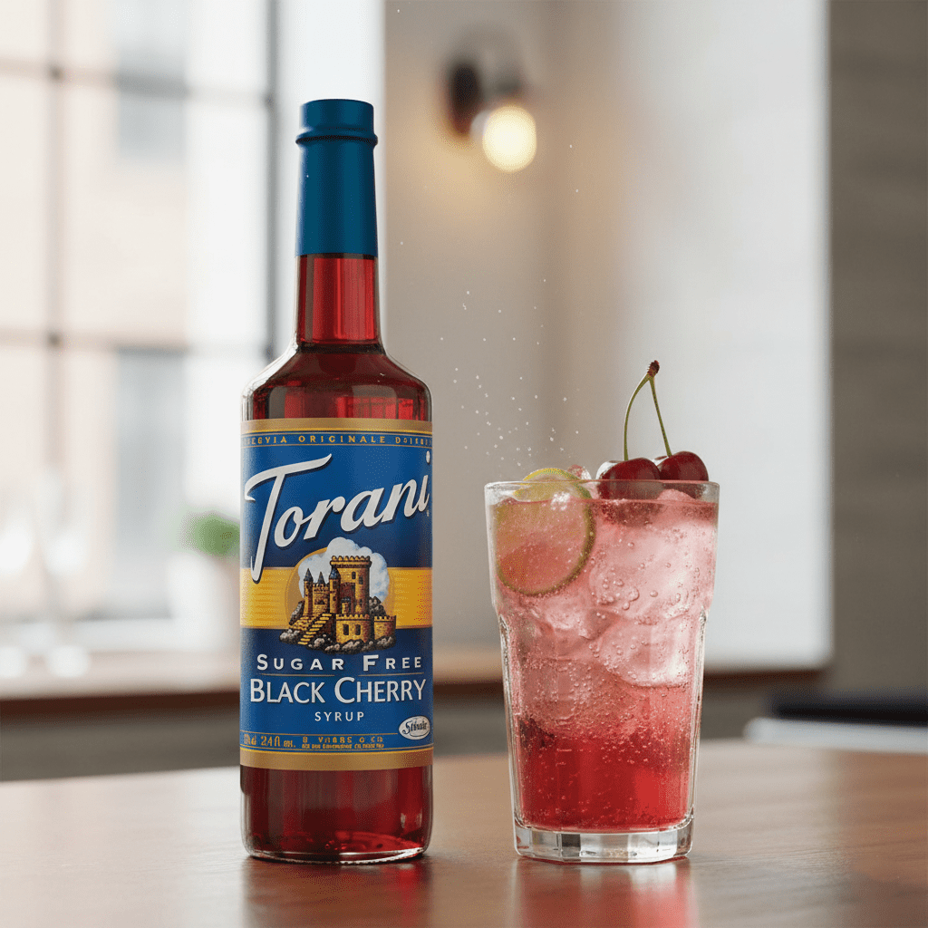 Torani Black Cherry Sugar Free Syrup cs 12/750 ml