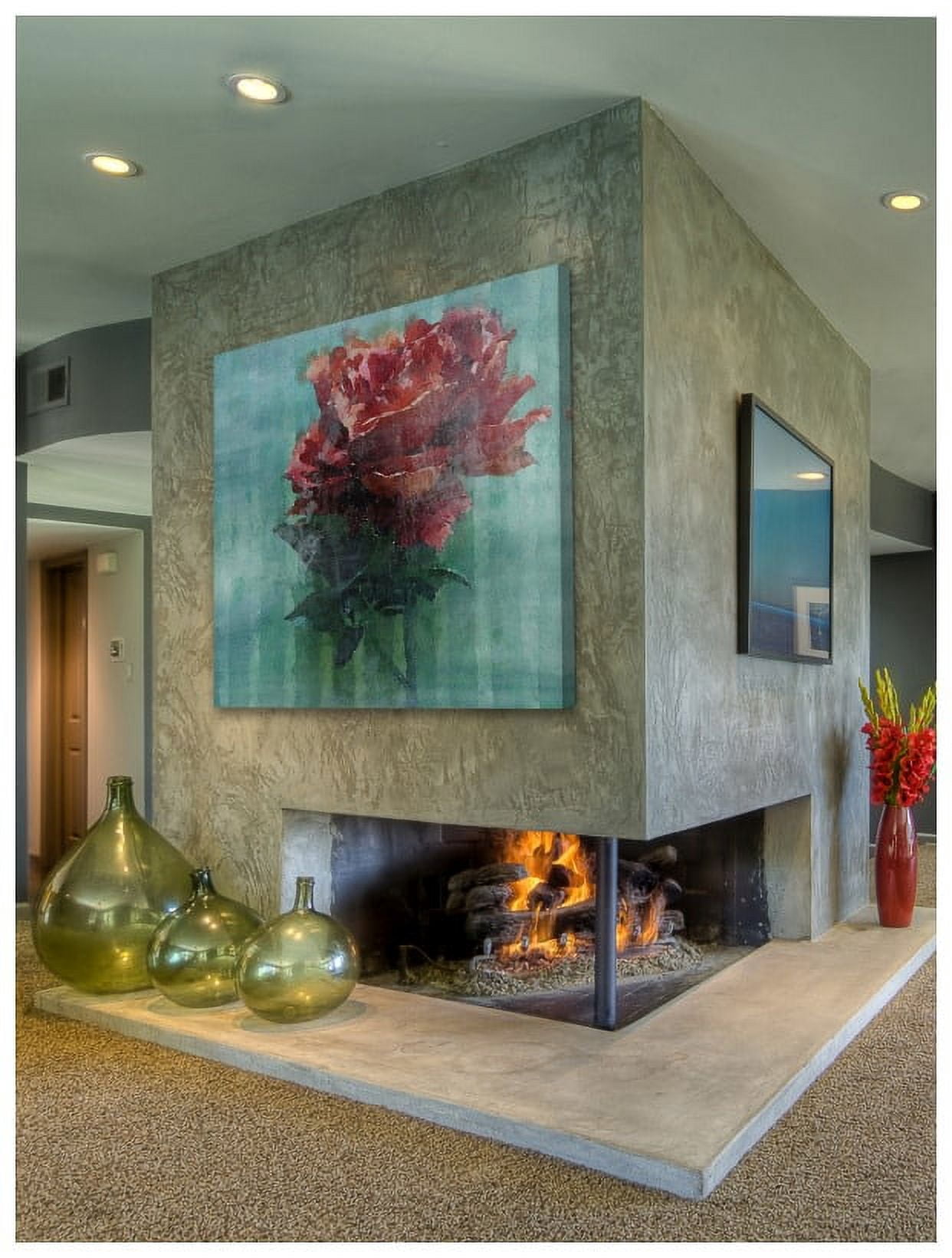 Marmont Hill - "Love in Red" by Irena Orlov Painting Print on Wrapped Canvas