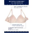 thumbnail image 2 of Vanity Fair Womens Beyond Comfort Full Figure Wirefree Bra, 42DD, 2 of 3