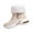 Beige, variant on Snow Boots for Women,Winter Boots,Ankle Boots and Fluff Boots With Fleece,Fur Lined Short Boots