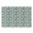 thumbnail image 1 of Geometric Cutting Board, Flower Patterned Monochrome Image Petals Bud and Stalks Vintage Foliage Design, Decorative Tempered Glass Cutting and Serving Board, Small Size, Grey Beige, by Ambesonne, 1 of 1