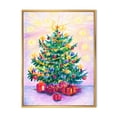 thumbnail image 3 of Designart Beautiful Christmas Tree Art Traditional Floating Frame Wall Art, 3 of 4