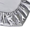 thumbnail image 3 of Lujosa Seda Satinada Suave Y Cómoda Cama Sábana Bajera Protectores de Colchón Sábanas Funda de Almohadil, Individual/doble/tamaño King 198x203x30cm perfecl  Sábanas ajustables de lujo, 3 of 6