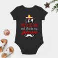 thumbnail image 4 of I Am Mexican And This Is My Juansie - Funny Outfit - Cute Infant One-Piece Baby Bodysuit Black-style 12months, 4 of 7