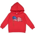 thumbnail image 2 of Inktastic American Flag Design Toddler Hoodie, 2 of 4