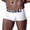 White, variant on Solid Knickers Underpants Shorts Pant Underwear Men's Fashion Men's underwear, XL, White