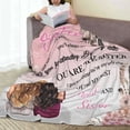 thumbnail image 3 of Yibo Granddaughter Gifts from Grandma Grandpa Blanket Flannel Soft and Comfortable Anti-static Bed Sofa Blanket, 3 of 7