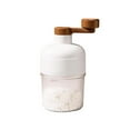 thumbnail image 2 of xaoyunyn Manual Hand Crank Shaved Ice Maker for Homemade Slushies,Snow Cones Cocktails Portable,Lightweight,Non Electric Ice Crusher with 2 Ice Molds Included, 2 of 7
