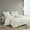 King White#9, variant on Cotton Bedding Set 3 Piece Cotton Jacquard Comforter Set Gray Full/Queen,Comforter Set