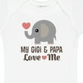 thumbnail image 4 of Inktastic My Gigi and Papa Love Me Boys or Girls Baby Bodysuit, 4 of 5