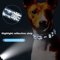 thumbnail image 4 of sunsanly 1 Set Pet Collar Adjustable Reflective Strips Pet Traction Leash Flower Pattern Dog Collar with Safety Buckle for Outdoor Travel, 4 of 8