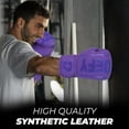 thumbnail image 4 of DEFY Sports Boxing Gloves for Men & Women - MMA Muay Thai Gloves for Punching Heavy Bags, Full Purple, 10oz, 4 of 9