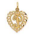 thumbnail image 1 of 14K Yellow Gold Initial P Charm, 1 of 2