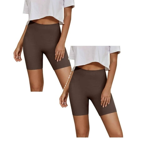 Kcodviy 2Pcs Womens Seamless Shaping Boyshorts Plus Size Galaxy Leggings For Women 3X Panties Control Underwear Fit High Waist Yoga Leggings Cotton Shapewear Shorts Cropped Leggings For