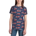 thumbnail image 2 of Fuzoiu Fire Truck 1 Print Youth Short Sleeve T-Shirt,Youth Dry-Fit Active Athletic T-Shirt,Short Sleeve Tops Tees for School, Sports, and Casual Wear, 2 of 6