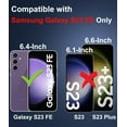 thumbnail image 2 of for Samsung Galaxy S23-FE Case, and Glass Screen Protector, Dust-Proof Port Cover, Full Body Silicone Rubber Covered, Non-Slip Drop-Proof Phone Case for S23 FE 5G(2023), Green/Grey, 2 of 17