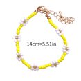 thumbnail image 2 of Bracelet de Perles Réglable Fleur Mode Bracelet Bohème Bracelet Boho pour Fille, 2 of 10