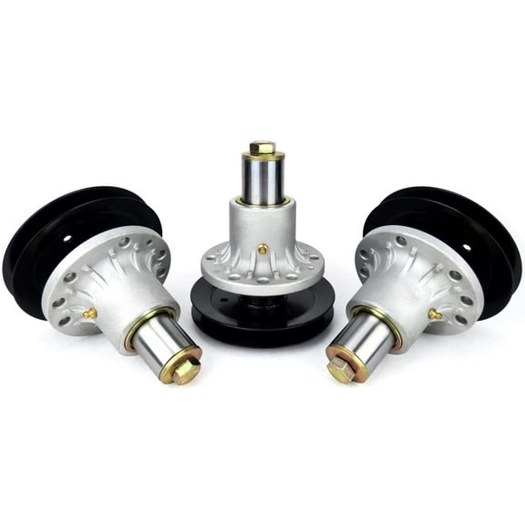 (3) Spindle Assemblies w/ Pulley for Exmark Lazer Z Mowers 52" - 60" 103-1140