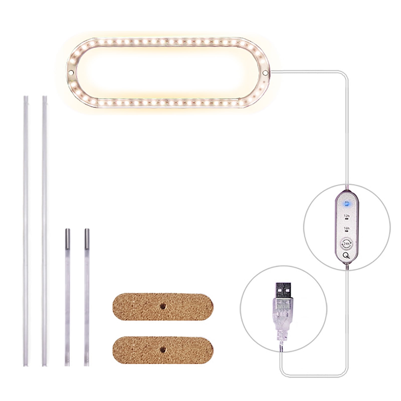 Flashlight Growing Lights Plants USB Phytolamp Cultivation High