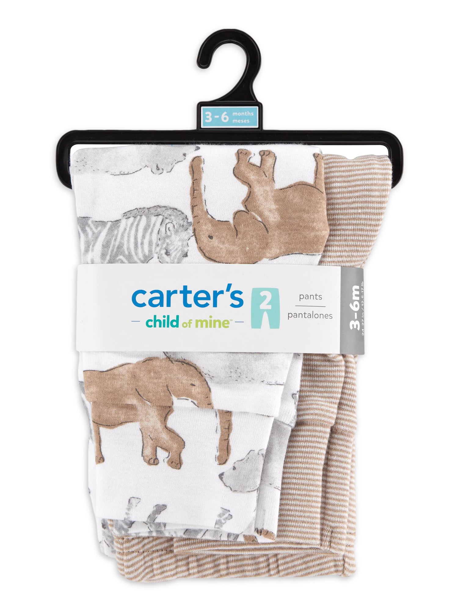 Carter's Child of Mine Baby Pants, 2-Pack, Sizes Preemie-12 Months