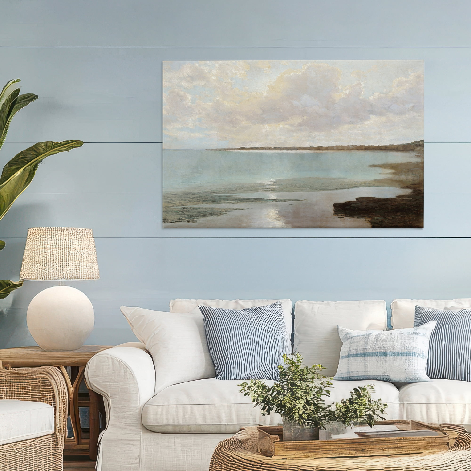 Stupell Industries At The Shore Horizon Canvas Wall Art, design by Christy McKee