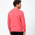thumbnail image 2 of Milltex Unisex Crewneck Sweatshirt, Casual Fleece Cotton Blend Pullover, Regular Fit Long Sleeve Sweatshirt for Men & Women, Soft Warm Everyday Wear-CoralSilk, 2 of 3