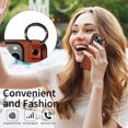 thumbnail image 3 of iPhone 13 PRO Case ,Card Slots Leather Wrist Strap Phone Cover for iPhone 13 PRO, 3 of 5