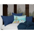thumbnail image 3 of Carolines Treasures CK3543PW1216 Greyhound Christmas Tree Canvas Fabric Decorative Pillow, 12H x16W, multicolor, 3 of 4