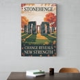 thumbnail image 6 of Inspirational Décor Stonehenge Motivational Poster Change Reveals New Strength Wall Art for Office Classroom Library Meditation Study Canvas Poster, 6 of 8