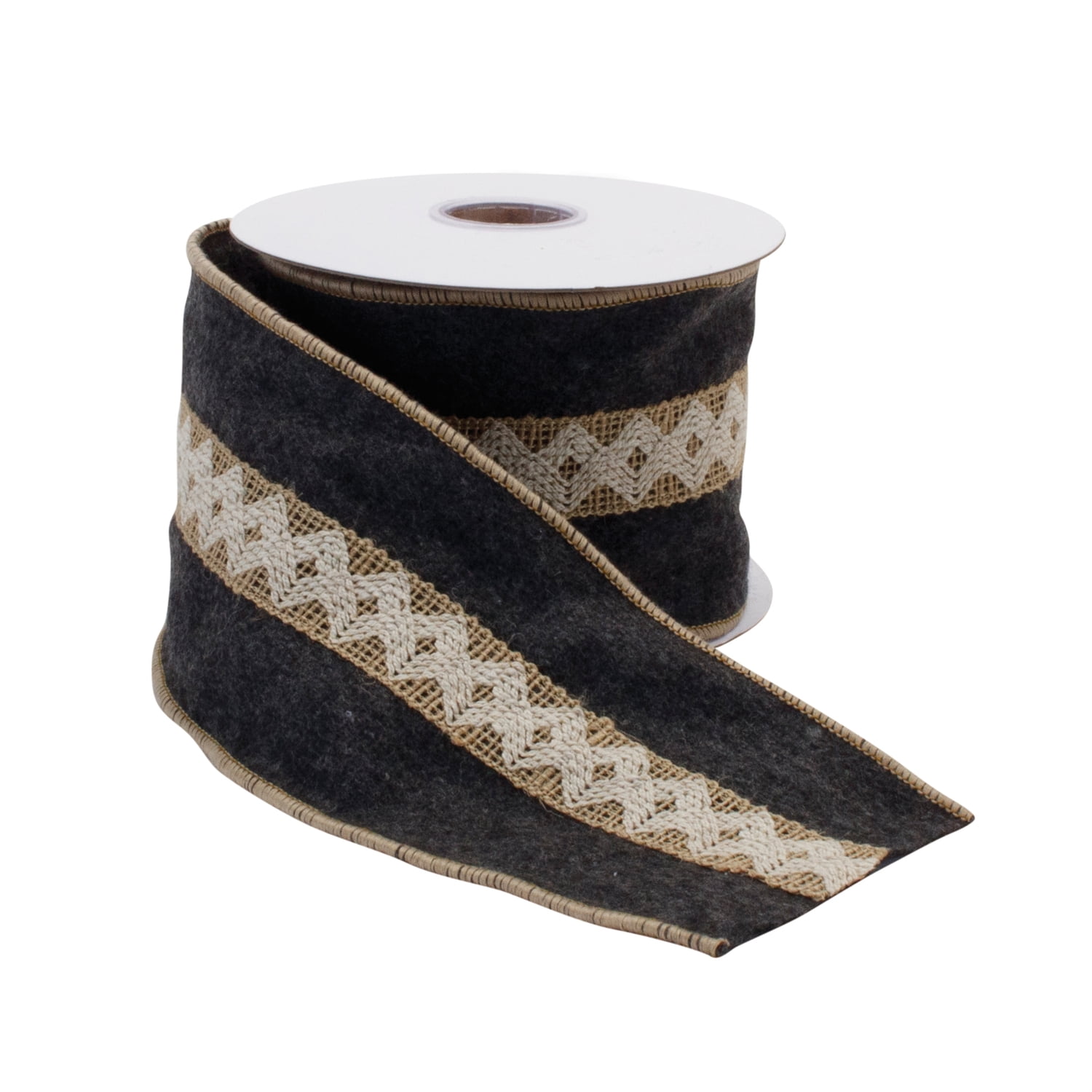 Melrose International 4" x 5 Yds. Wired (Set of 2) Wool