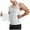 White 2, variant on BLTIBY Slimming Vest Tops for Men Tummy Control Body Shaper Sleeveless Chest Gynecomastia T Shirts Waist Trainer with Belt Shapewear Tank Top Black L