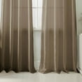 thumbnail image 3 of RT Designers Collection Nancy Faux Luxurious Silk Grommet Curtain Panel 54" x 63" Taupe, 3 of 4