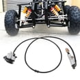 thumbnail image 3 of Rear Brake Master Cylinder Caliper Assembly, Steel Alloy PVC Sheath Go Kart Rear Brake Master Cylinder Kit Oxidation Resistant Quick Installation  for Mini Bike, 3 of 7